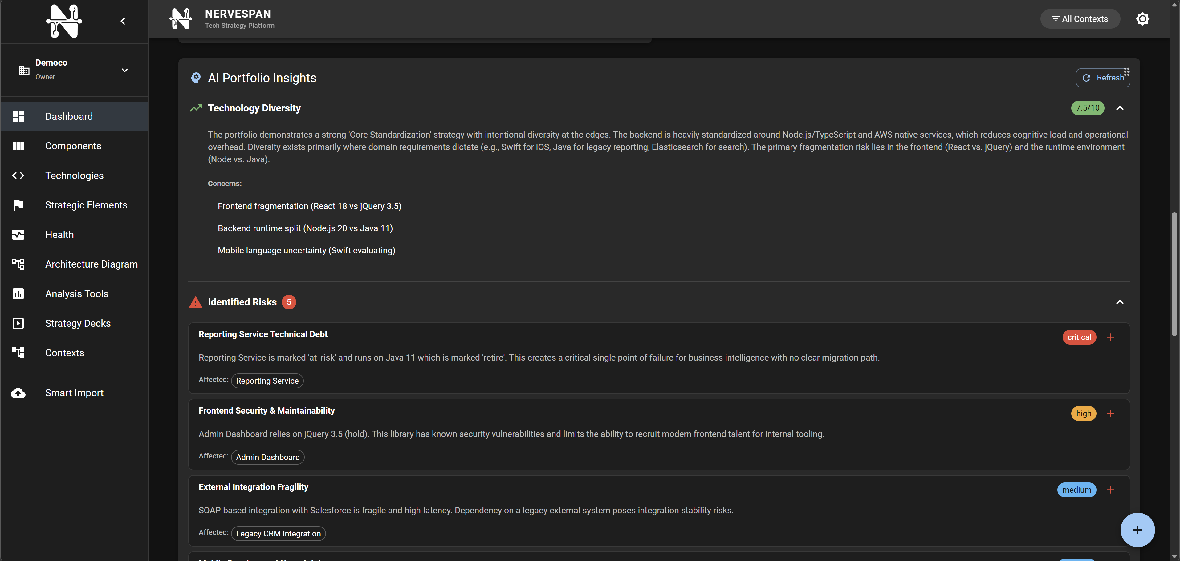 AI-powered portfolio analysis and recommendations